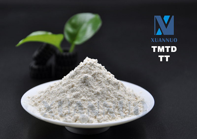 Tetramethylautumn ซัลไฟด์ TMTD TT CAS 137-26-8 